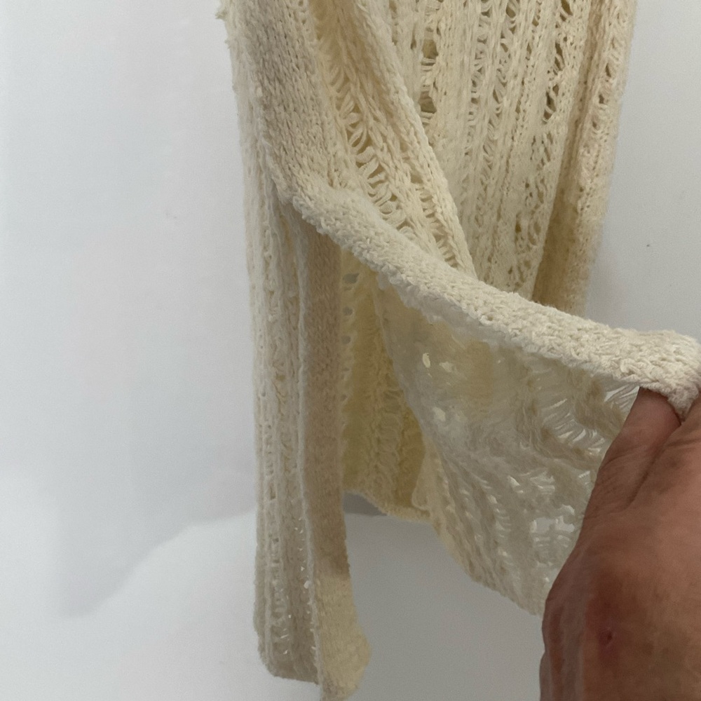 American Eagle Easy Open Stitch Weave Cream Sleeveless Knit Tank Top’ Sz XL NWTs - Picture 16 of 16